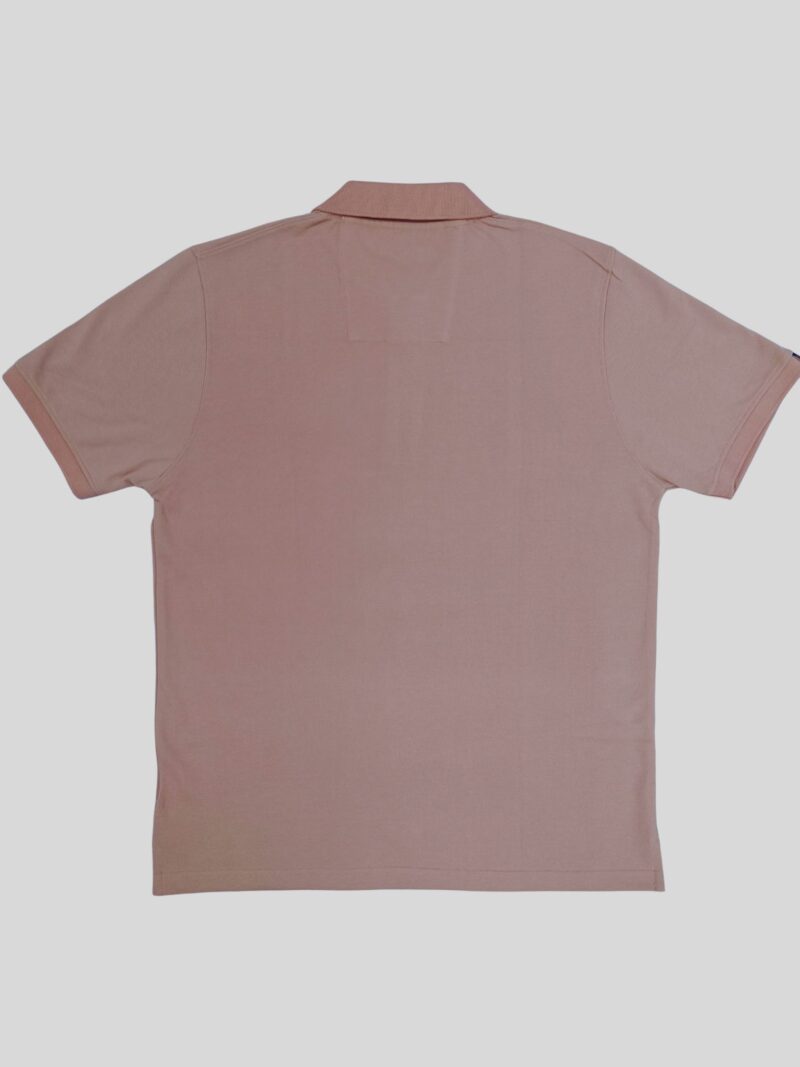 Men’s Cotton Solid Pink Colour Polo T-shirts - Image 5